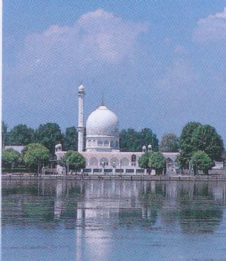 The Hazratbal Shrine.